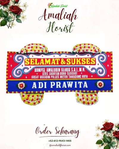 Karangan Bunga Ucapan Selamat katumbiri