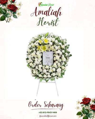 Krans Bunga Duka Cita katumbiri